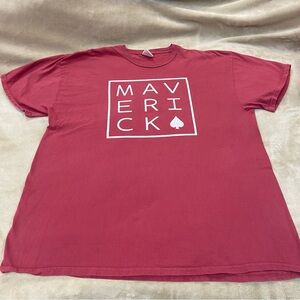 Maverick faded Burgundy 2XL T-shirt